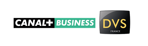 Logos DVS France et CANAL+Business