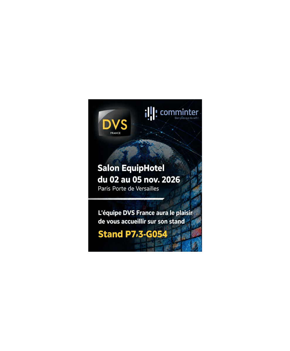 DVS France et son Partenaire Comminter au Salon EquipHotel